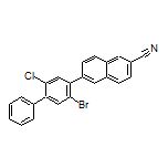 6-(5-Bromo-2-chloro-4-biphenylyl)-2-naphthonitrile