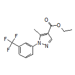 Ethyl 5-Methyl-1-[3-(trifluoromethyl)phenyl]-1H-pyrazole-4-carboxylate