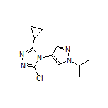 3-Chloro-5-cyclopropyl-4-(1-isopropyl-4-pyrazolyl)-4H-1,2,4-triazole