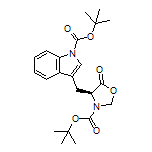 (S)-3-Boc-4-[(1-Boc-3-indolyl)methyl]-5-oxooxazolidine