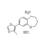 (R)-8-(4-Methyl-5-thiazolyl)-2,3,4,5-tetrahydrobenzo[b]oxepin-5-amine Hydrochloride