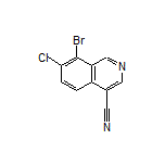 8-Bromo-7-chloroisoquinoline-4-carbonitrile