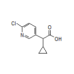 2-(6-Chloro-3-pyridyl)-2-cyclopropylacetic Acid