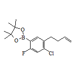 5-(3-Buten-1-yl)-4-chloro-2-fluorophenylboronic Acid Pinacol Ester