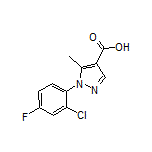 1-(2-Chloro-4-fluorophenyl)-5-methyl-1H-pyrazole-4-carboxylic Acid