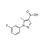 1-(3-Fluorophenyl)-5-methyl-1H-pyrazole-4-carboxylic Acid