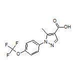 5-Methyl-1-[4-(trifluoromethoxy)phenyl]-1H-pyrazole-4-carboxylic Acid