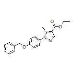 Ethyl 1-[4-(Benzyloxy)phenyl]-5-methyl-1H-pyrazole-4-carboxylate