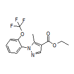 Ethyl 5-Methyl-1-[2-(trifluoromethoxy)phenyl]-1H-pyrazole-4-carboxylate