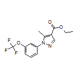 Ethyl 5-Methyl-1-[3-(trifluoromethoxy)phenyl]-1H-pyrazole-4-carboxylate