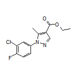 Ethyl 1-(3-Chloro-4-fluorophenyl)-5-methyl-1H-pyrazole-4-carboxylate