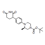 3-[4-[(R)-4-Boc-2-methyl-1-piperazinyl]phenyl]piperidine-2,6-dione