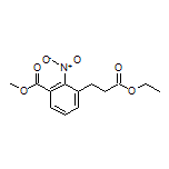 Methyl 3-(3-Ethoxy-3-oxopropyl)-2-nitrobenzoate