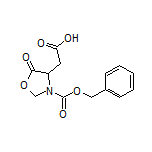 2-(3-Cbz-5-oxo-4-oxazolidinyl)acetic Acid