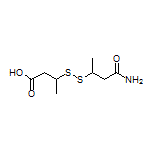 3-[(4-Amino-4-oxo-2-butyl)disulfanyl]butanoic Acid