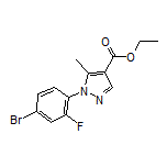 Ethyl 1-(4-Bromo-2-fluorophenyl)-5-methyl-1H-pyrazole-4-carboxylate