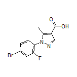 1-(4-Bromo-2-fluorophenyl)-5-methyl-1H-pyrazole-4-carboxylic Acid