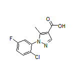 1-(2-Chloro-5-fluorophenyl)-5-methyl-1H-pyrazole-4-carboxylic Acid