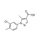 1-(3-Chloro-4-methylphenyl)-5-methyl-1H-pyrazole-4-carboxylic Acid