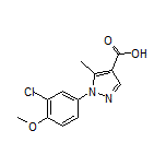 1-(3-Chloro-4-methoxyphenyl)-5-methyl-1H-pyrazole-4-carboxylic Acid