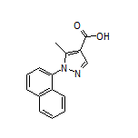 5-Methyl-1-(1-naphthyl)-1H-pyrazole-4-carboxylic Acid