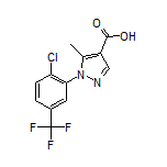 1-[2-Chloro-5-(trifluoromethyl)phenyl]-5-methyl-1H-pyrazole-4-carboxylic Acid