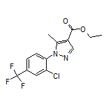 Ethyl 1-[2-Chloro-4-(trifluoromethyl)phenyl]-5-methyl-1H-pyrazole-4-carboxylate