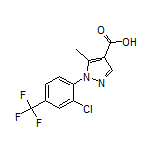 1-[2-Chloro-4-(trifluoromethyl)phenyl]-5-methyl-1H-pyrazole-4-carboxylic Acid