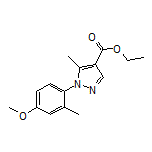 Ethyl 1-(4-Methoxy-2-methylphenyl)-5-methyl-1H-pyrazole-4-carboxylate