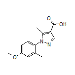 1-(4-Methoxy-2-methylphenyl)-5-methyl-1H-pyrazole-4-carboxylic Acid