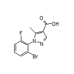 1-(2-Bromo-6-fluorophenyl)-5-methyl-1H-pyrazole-4-carboxylic Acid