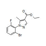 Ethyl 1-(2-Bromo-6-fluorophenyl)-5-methyl-1H-pyrazole-4-carboxylate