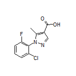 1-(2-Chloro-6-fluorophenyl)-5-methyl-1H-pyrazole-4-carboxylic Acid