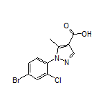 1-(4-Bromo-2-chlorophenyl)-5-methyl-1H-pyrazole-4-carboxylic Acid