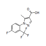 1-[4-Fluoro-2-(trifluoromethyl)phenyl]-5-methyl-1H-pyrazole-4-carboxylic Acid