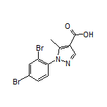 1-(2,4-Dibromophenyl)-5-methyl-1H-pyrazole-4-carboxylic Acid