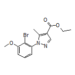 Ethyl 1-(2-Bromo-3-methoxyphenyl)-5-methyl-1H-pyrazole-4-carboxylate