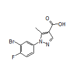 1-(3-Bromo-4-fluorophenyl)-5-methyl-1H-pyrazole-4-carboxylic Acid