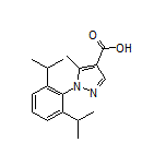 1-(2,6-Diisopropylphenyl)-5-methyl-1H-pyrazole-4-carboxylic Acid