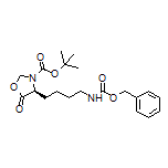 (S)3-Boc-4-[4-(Cbz-amino)butyl]-5-oxooxazolidine