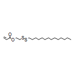 2-(Tetradecyldisulfanyl)ethyl Acrylate