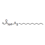 N-[2-(Dodecyldisulfanyl)ethyl]acrylamide