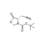 (S)-3-Boc-4-(cyanomethyl)-5-oxooxazolidine