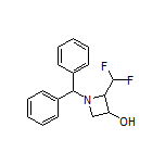 1-Benzhydryl-2-(difluoromethyl)azetidin-3-ol