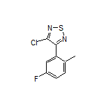 3-Chloro-4-(5-fluoro-2-methylphenyl)-1,2,5-thiadiazole