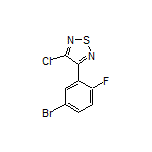 3-(5-Bromo-2-fluorophenyl)-4-chloro-1,2,5-thiadiazole