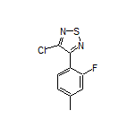 3-Chloro-4-(2-fluoro-4-methylphenyl)-1,2,5-thiadiazole