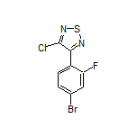 3-(4-Bromo-2-fluorophenyl)-4-chloro-1,2,5-thiadiazole