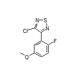 3-Chloro-4-(2-fluoro-5-methoxyphenyl)-1,2,5-thiadiazole