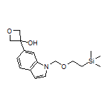 3-[1-[[2-(Trimethylsilyl)ethoxy]methyl]-1H-indol-6-yl]oxetan-3-ol